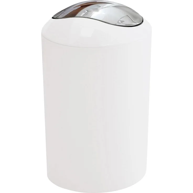 Kleine Wolke 5063115858 Kosmetikeimer Glossy, Volumen 5 L, polarweiß