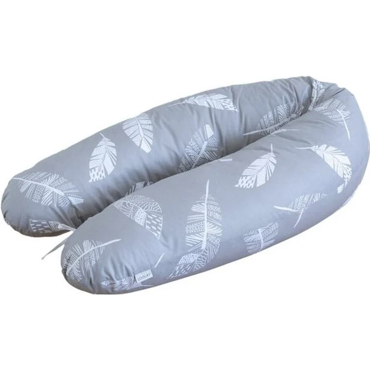 Loolay Seitenschläferkissen M/ L oder L/ XL Schwangerschaftskissen Stillkissen Schlafen Kissen, M/ L oder L/ XL Lagerungskissen + 100% Baumwolle Bezug 170 und 190 cm, Standard & X-LARGE Kissen SUPER Geschenk für Schwangern Seitenschläfer, LOOLAY® - 100... – Bild 4