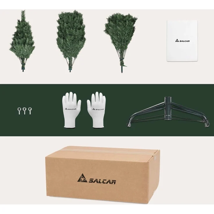 SALCAR Künstlicher Weihnachtsbaum 210 cm – Bild 7