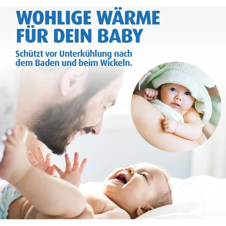 Reer 'EasyHeat' Wickeltischstrahler, Heizstrahler mit Wandhalterung, Wärmelampe fürs Baby, kompaktes Design, weiß/grau, 46x12 cm (BxH) – Bild 4