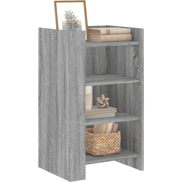 vidaXL Sideboard Grau Sonoma 45x35x75 cm Holzwerkstoff 848386 – Bild 2