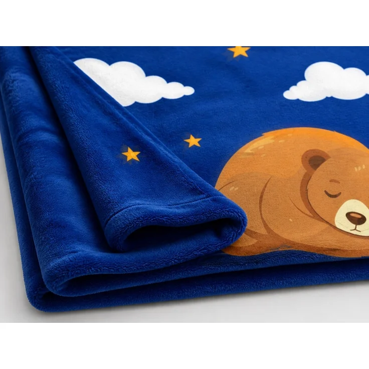 Flanelldecke mit Digitaldruck für Mutter Blau, 70 x 100 cm – Bild 3