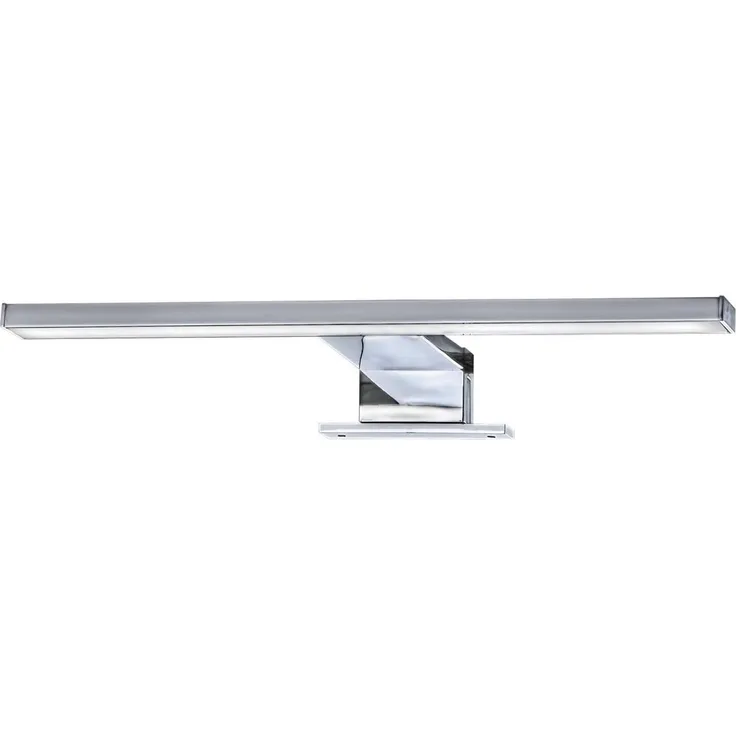 Briloner Leuchten LED Spiegelleuchte, Spiegellampe chrom, 500 Lumen, 4. 000 Kelvin, IP44, Metall, 5 W, 300 x 103 x 36 mm (LxBxH), Länge: 30cm