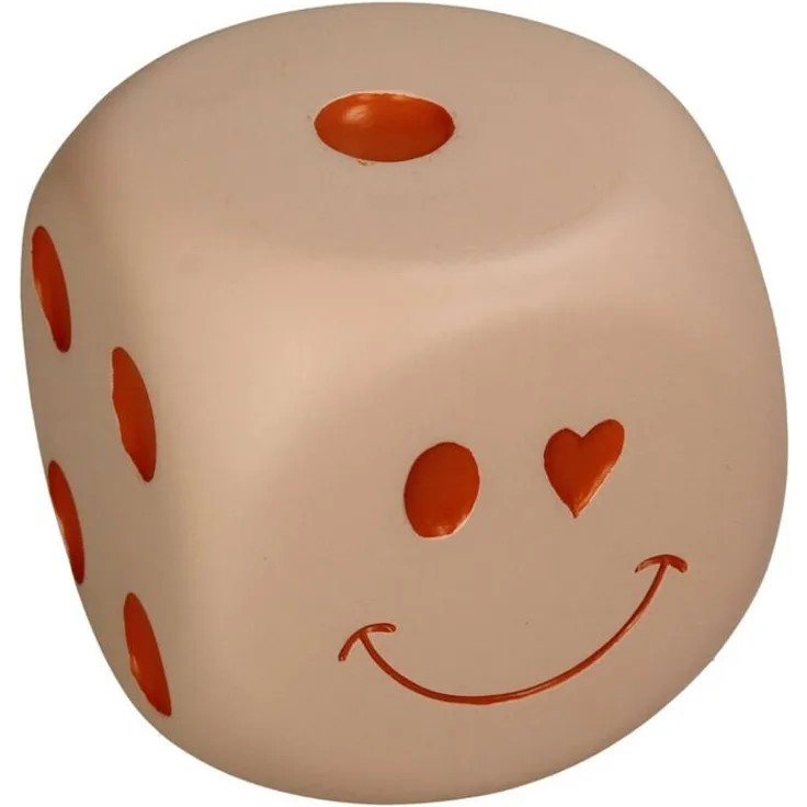 Kersten LED-Würfel Smiley – Rosa Rosa
