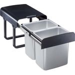 Einbau Abfallsammler 2 x 16 l Abfalleimer Vollauszug Mülltrennung Mülleimer