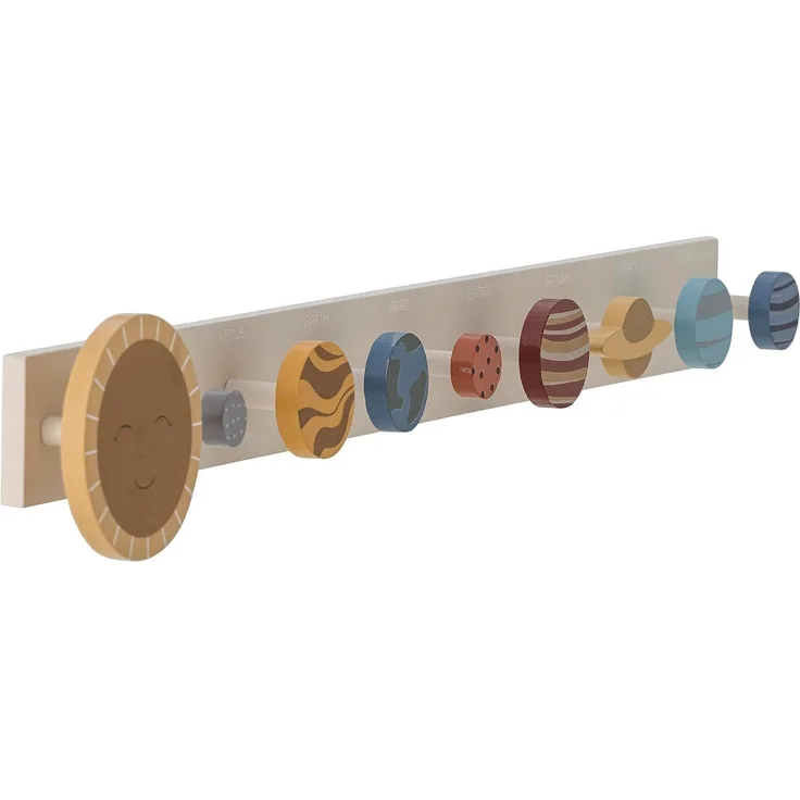 Bloomingville MINI Space Wandgarderobe L55xH5xW8 cm MDF mehrfarbig