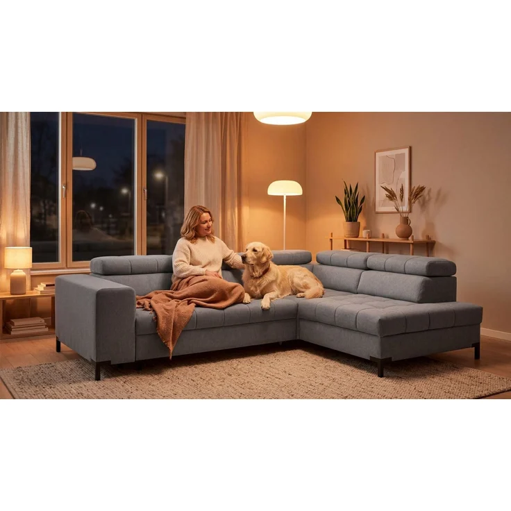 exxpo - sofa fashion Ecksofa Bocco, hochwertige Verarbeitung, toller Sitzkomfort, bequem, L-Form, aus Luxus-Microfaser +Simply Clean - für besonders einfache Reinigung! – Bild 1