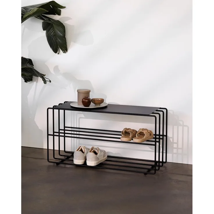 SCHUHREGAL NEVA: Schwarz