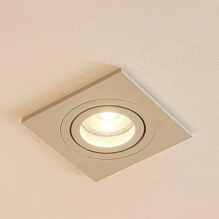 Arcchio Einbaustrahler Sophia, 1-flammig GU10, moderne Deckenleuchte in Weiß aus Metall für Wohn- und Esszimmer – Bild 5