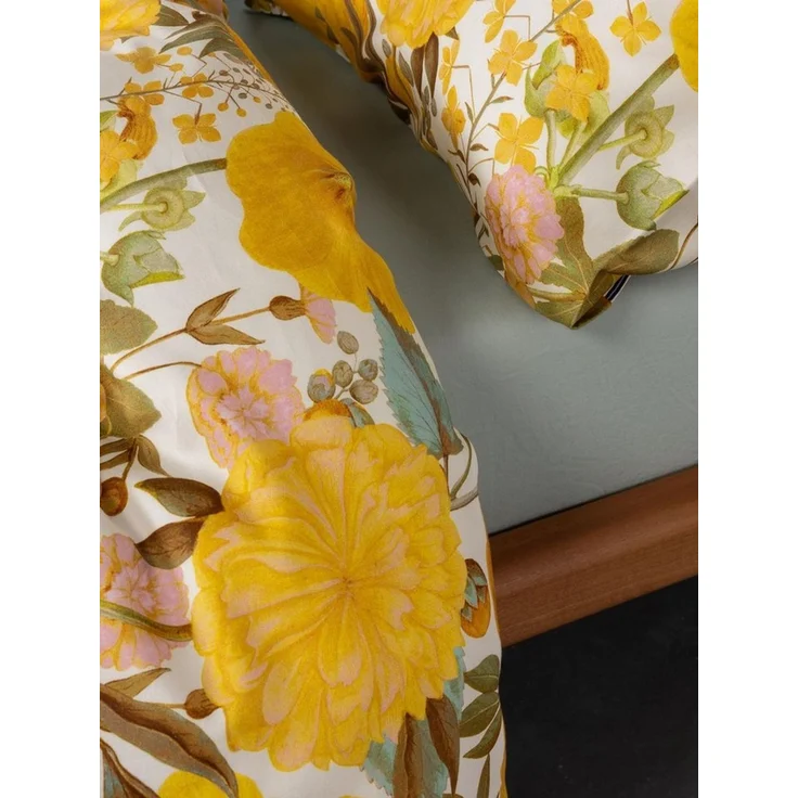 Essenza Bettwäsche Florentien, Satin, 3 teilig, mit floralem Muster – Bild 2