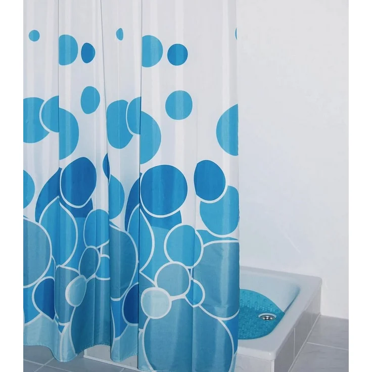 Ridder Duschvorhang Kani blau Breite 180 cm – Bild 2