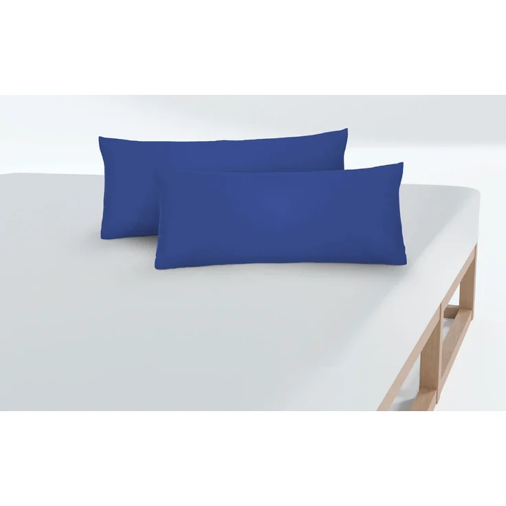 biberna Feinjersey-Kissenbezug, 2-teilig, saphir, 40x60 cm – Bild 3