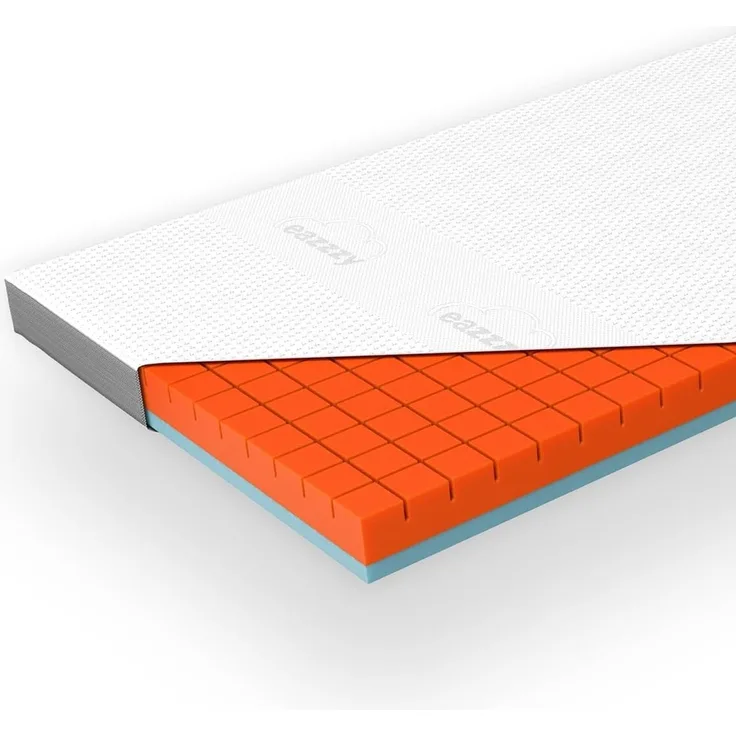 Matratzenauflage eazzzy Premium Cube Topper Matratzentopper 80 x 200 x 9 cm Genius