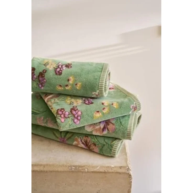 Pip Studio Handtuch Secret Garden Grün (55x100 cm) 320897 – Bild 2