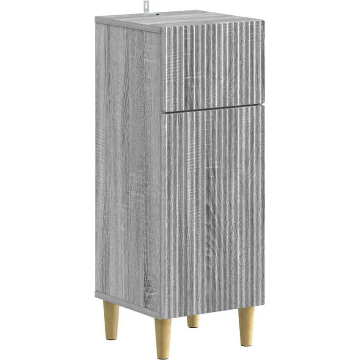 vidaXL 3-teiliges Badezimmer-Schranksystem ARNHEM 3 stk. Sonoma-Grau 3418014 – Bild 3