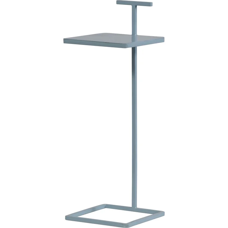 Beistelltisch Toste Metall, modern und quadratisch, hellblau lackiert, 64 x 22 x 22 cm – Bild 1