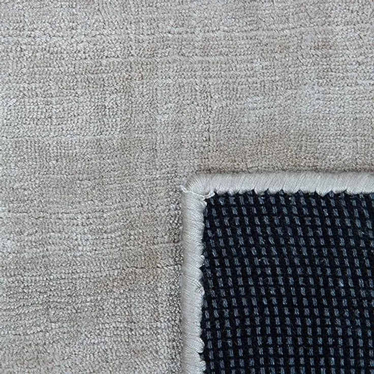 Consilio Concept Teppich Bamboo, Beige, 100% Bambusseide Viskose, Rechteckig 80x150 cm, Oeko-Tex® Standard 100, Fußbodenheizung geeignet, Handgefertigt, Vintage Design – Bild 6