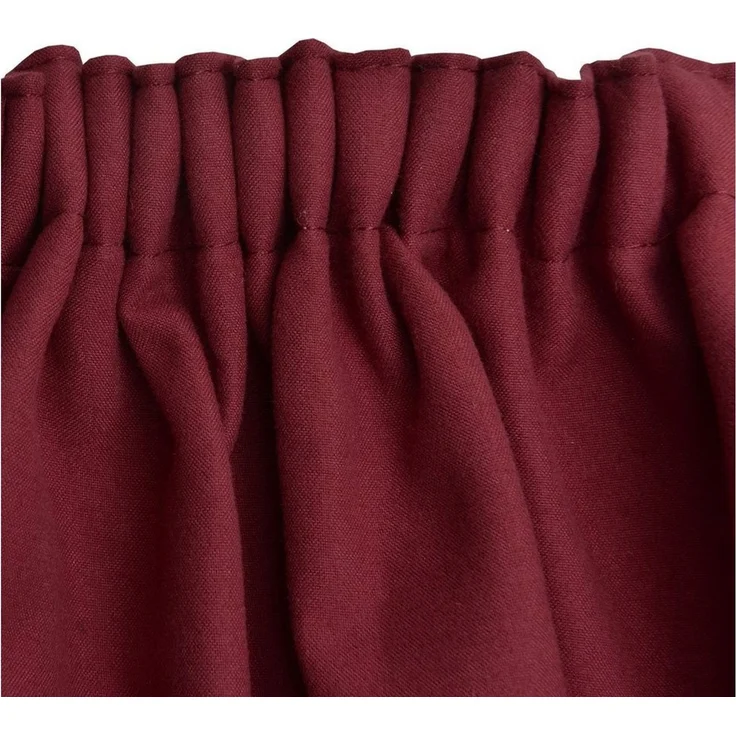 Beautissu Vorhang 2er Set Thermovorhang Gardine Rot Amelie TK, 140x245cm, Vorhang isolierend Kälte- & Hitzeschutz Universalband Verdunkelnd – Bild 3