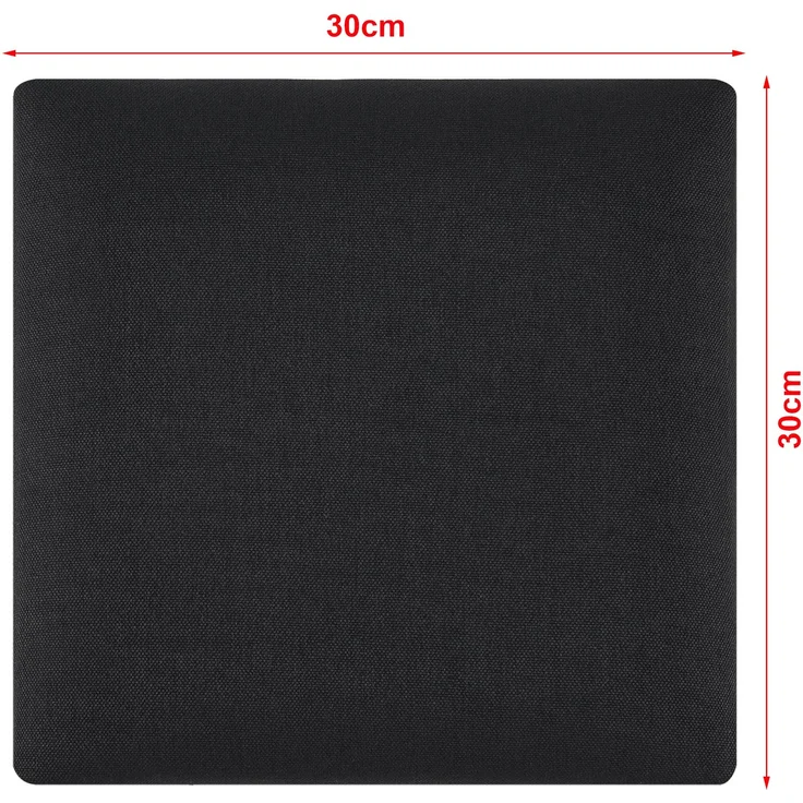 Wandkissenset Carpino 4-tlg. Textil 30x30 cm Schwarz [neu. haus] – Bild 3