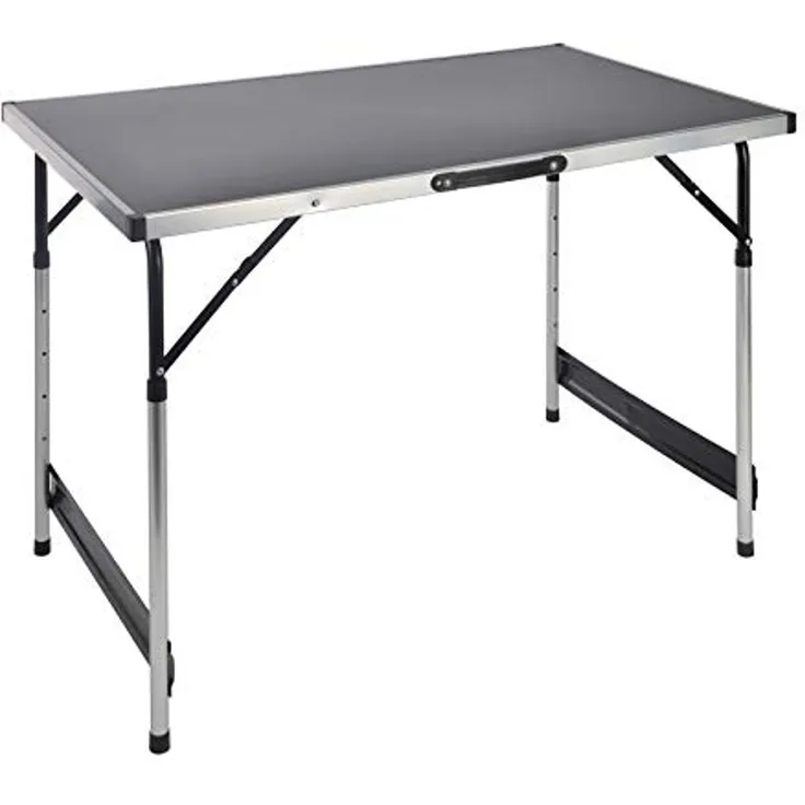 Spetebo Klapptisch Universal Campingtisch 100cm höhenverstellbar (1 Klapptisch, 1-St, Campingtisch), Klappbarer und höhenverstellbarer Universaltisch 100 x 60 cm
