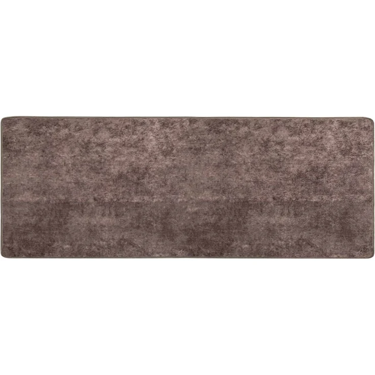 vidaXL Teppichläufer MARSA Grau 250 x 100 cm Polyester und PVC 42023200 – Bild 2
