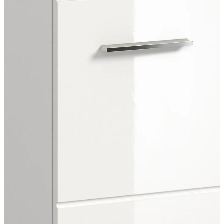 Badezimmer-Set >Ice< in Weiß / Weiß Hochglanz - 105x185x46cm (BxHxT) – Bild 6