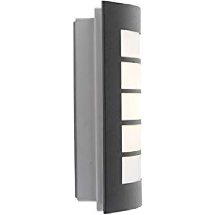 Qazqa Außen-Wandleuchte Miro, ohne Leuchtmittel, E27, Schwarz, Modern, Kunststoff, 1-flammig – Bild 5