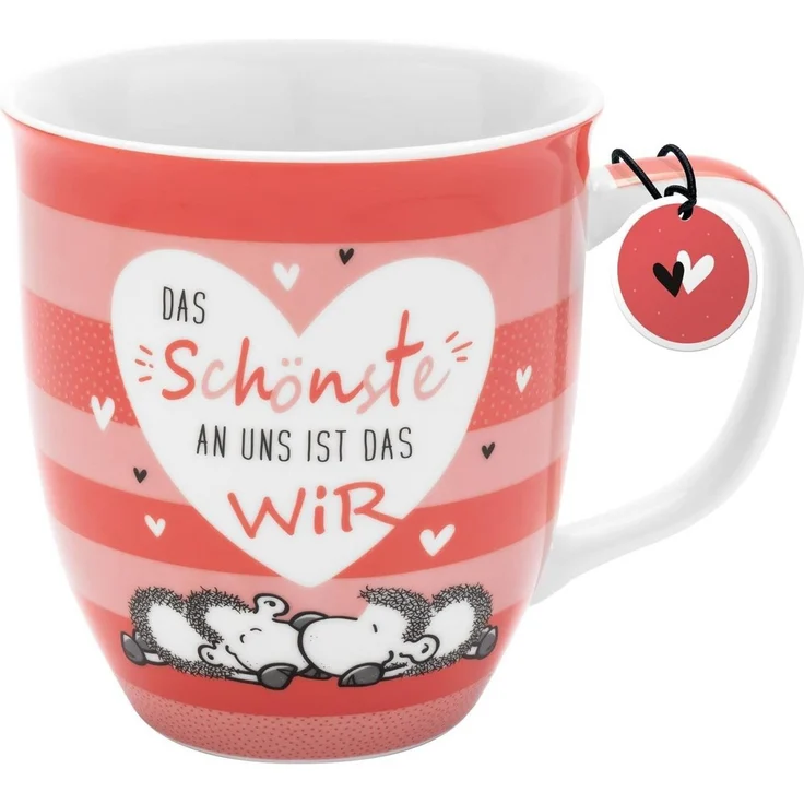 Tasse Kaffeetasse Kaffeebecher Teetasse 40cl Geschenk Sheepworld SCHÖNSTE 73787 – Bild 1