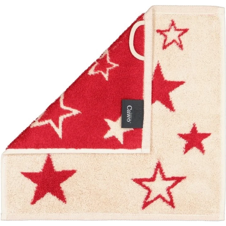 Cawö Handtücher Christmas Edition Sterne 792 Frottier, 100% Baumwolle – Bild 2