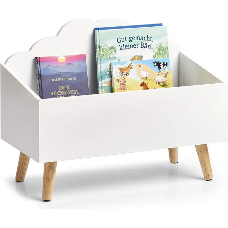 Zeller Kinder Aufbewahrungstruhe Aufbewahrungsbox Spielzeugkiste MDF \"Wolke\"