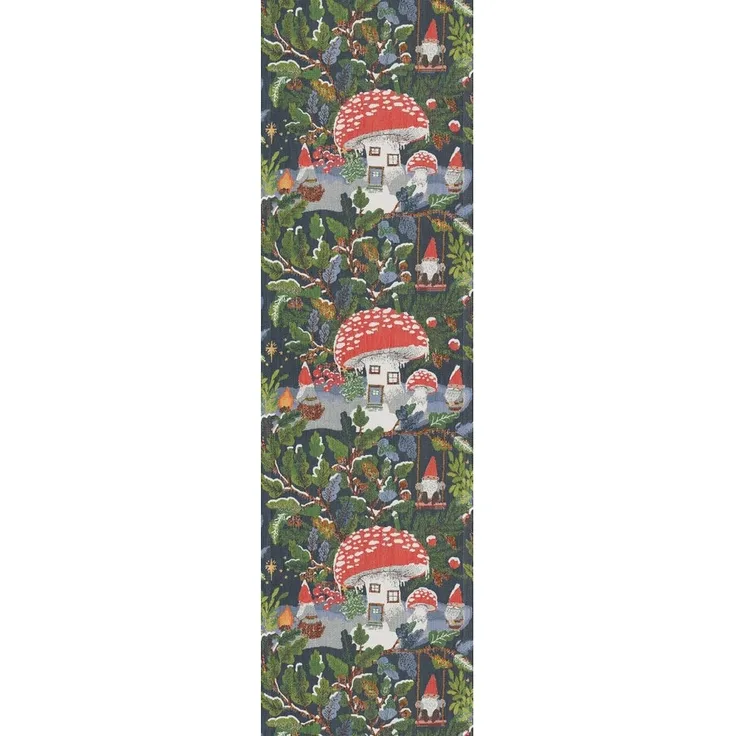 EKELUND MASTER WEAVERS 1692 Tischläufer Tischläufer Svampskog 599 35x120 cm, Pixel gewebt (6-farbig)