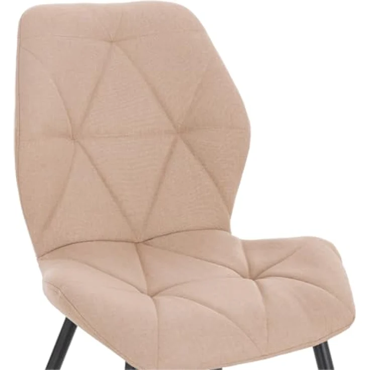 SVITA Esszimmerstuhl JAMIE (Set, 2 St), 2er Set, Küchenstühle, Stoffbezug, Beige – Bild 8