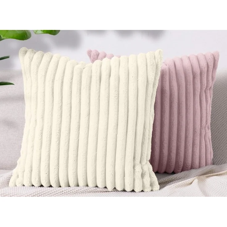 Amilian Dekokissen 2er Set - Zierkissen mit Füllung, Sofakissen, Couchkissen, (2 Stück), 40x40 cm, Dekokissen mit Füllung und Bezug, Wohnkissen – Bild 4