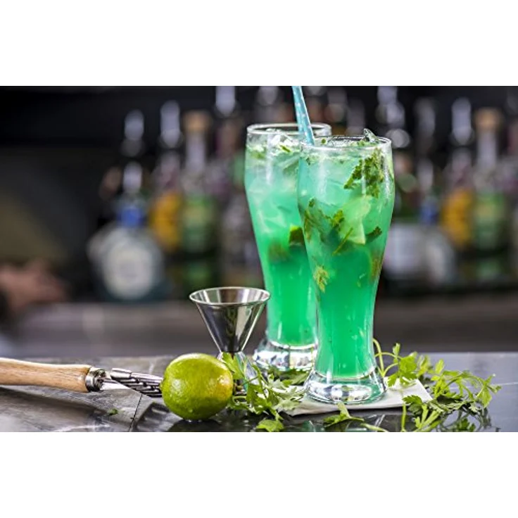 Pasabahce Weizenbierglas, Set mit 6 Stück, 0,67 l, klassisches Sanduhr-Design – Bild 5