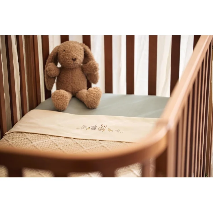Jollein Check Knit Babydecke - 100 x 150 cm - Oatm – Bild 6