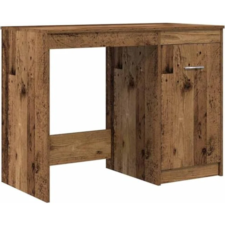 vidaXL Schreibtisch mit Unterschrank Altholz Holzwerkstoff 3328551 – Bild 6