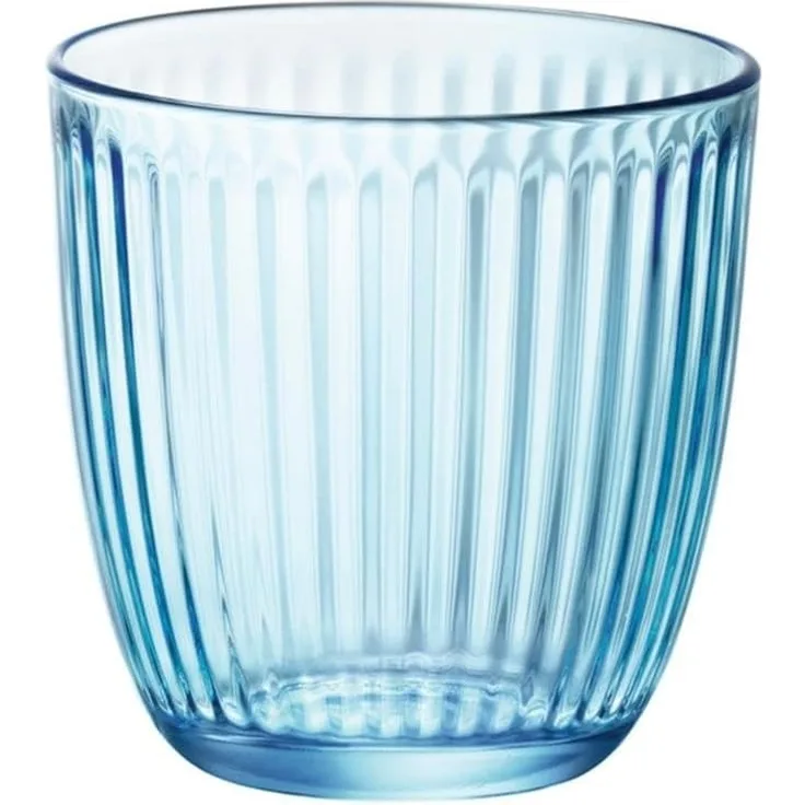 Gläserset Bormioli Rocco Line Blau 6 Stück Glas (290 ml) Default Title