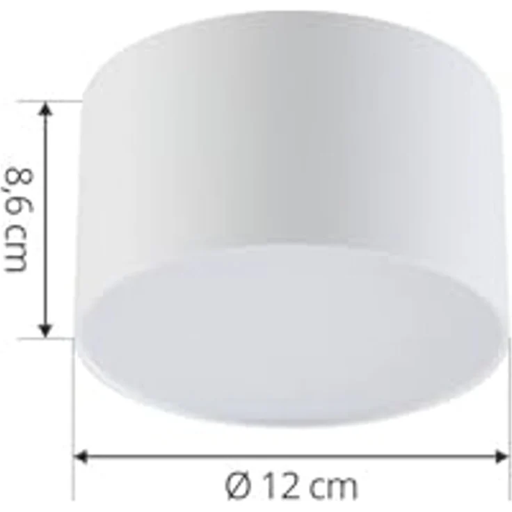 Lindby Deckenstrahler Nivoria, LED, Metall, Weiß warmweiß IP20, LED 9 W gesamt, warmweiß – Bild 4