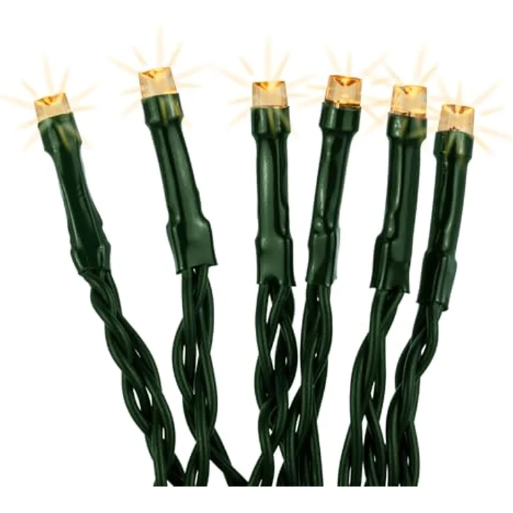 hellum Lichterkette außen 400 LED bernstein, LED Lichterkette mit Timer, für Weihnachtsbaum Beleuchtung 39,9m beleuchtete Länge – Bild 9