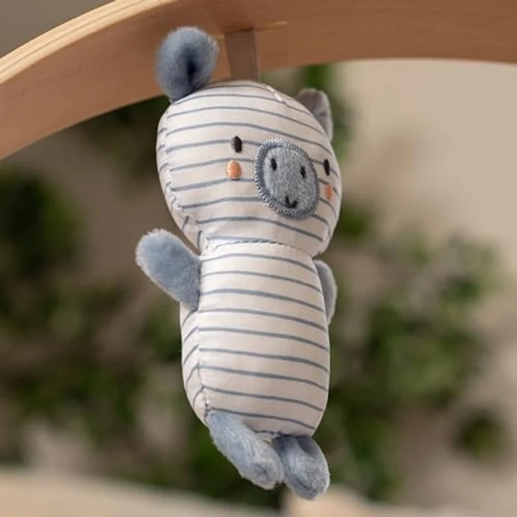 Ingenuity Swing 'n Go Babyschaukel & Babywippe Chambray mit Spielbogen, 5-Punkt-Sicherheitsgurt, 5 Schaukelgeschwindigkeiten, 8 Melodien, WhisperQuiet-Technologie – Bild 10
