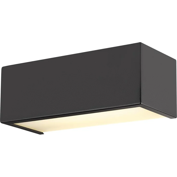 SLV CHROMBO, Wandaufbauleuchte, quadratisch, 3000K, 8 W, PHASE, 120°, schwarz - Wand- und Deckenleuchten – Bild 1
