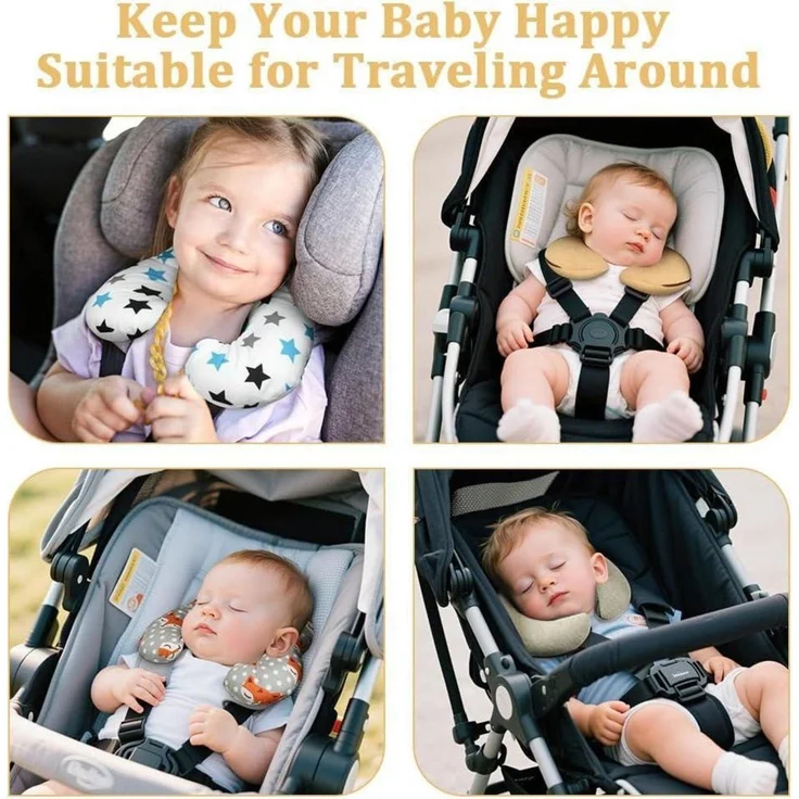 Baby Reisekissen U-förmiges Nackenkissen für – Bild 2