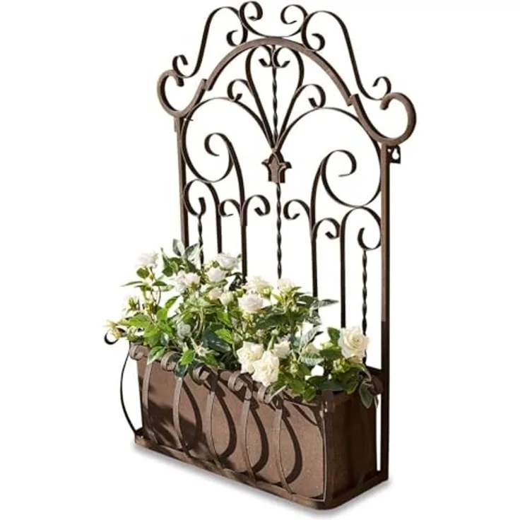 Mirabeau Übertopf Blumenkasten Secourt antikbraun