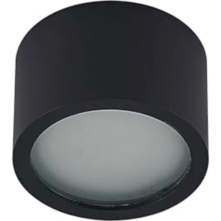 Arcchio Downlights Nieva, moderne Einbauleuchte in Schwarz aus Aluminium, 1-flammig, GX53 - Deckenlampe für Flur und Wohnräume – Bild 1