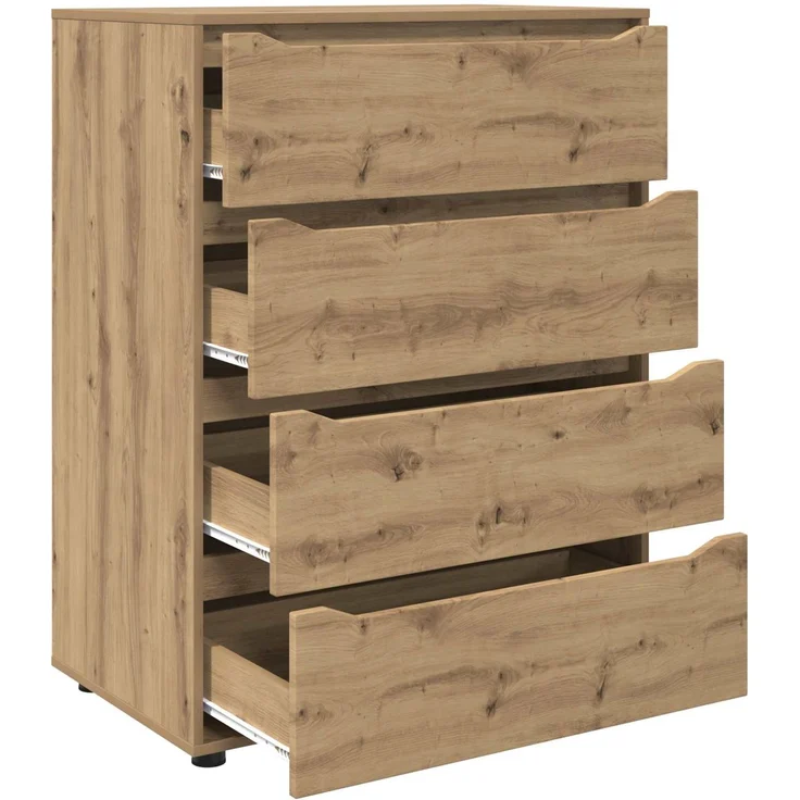 vidaXL Stauraumschränke 80 x 48 x 105 cm Holzwerkstoff Artisan-Eiche 3406234 – Bild 7