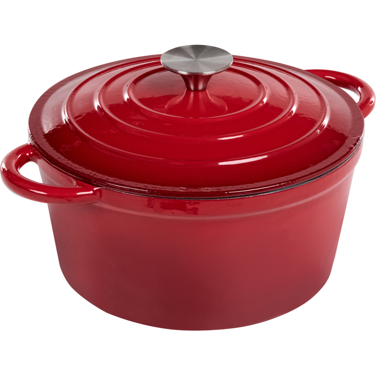 Gusseisen Kochgeschirrset 8-teilig FEURA Rot – Bild 4