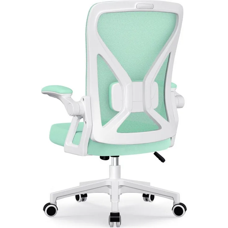 Adormii Bürostuhl Ergonomischer Bürostuhl mit klappbaren Armlehnen und Rückenlehnen (Drehstuhl mit Drehbare, höhenverstellbarer Kopfstütze, geräuscharme Rollen, 90°-135° Wippfunktion Bürostuhl, belastbar bis 150kg, Netz atmungsaktiv, Chefsessel), Leise...