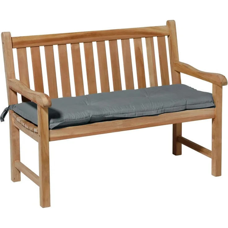 Madison Bankauflage Basic 120x48 cm Grau 447121