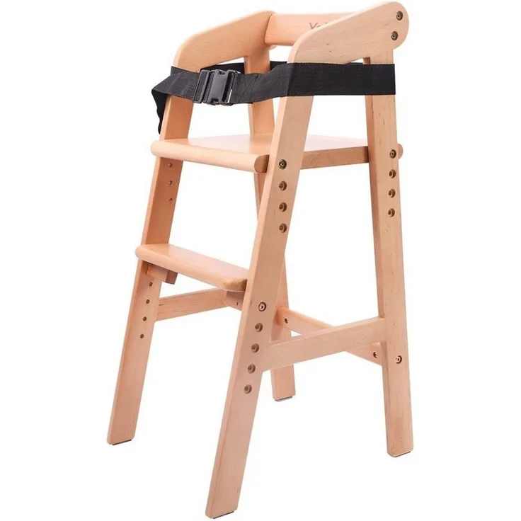 YOLEO Hochstuhl Hochstuhl Mitwachsender Holz Stuhl für kinder 2 - 12 Jahren