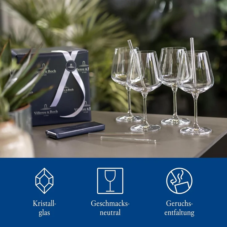 Villeroy & Boch Ovid Rotweinglas 590 ml 4er Set – Bild 6